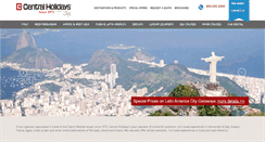 Desktop Screenshot of centralholidays.com