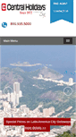 Mobile Screenshot of centralholidays.com